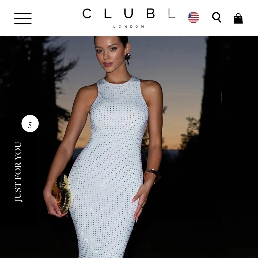 White Embellished Maxi Dress